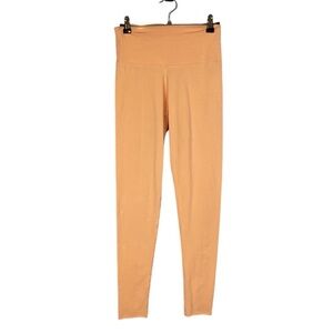 Tna Aritzia orange cotton leggings